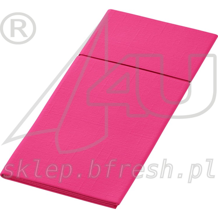 Kieszonki na sztućce Duniletto Slim 40 x 33 cm Fuksja 65 szt