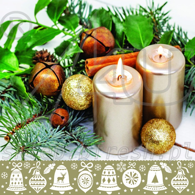 Serwetki papierowe Boże Narodzenie 33 x 33 cm 3w BN-102