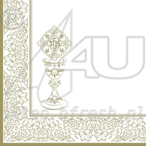 SERWETKA WZÓR 016 KOMUNIA 33x33 20 SZT