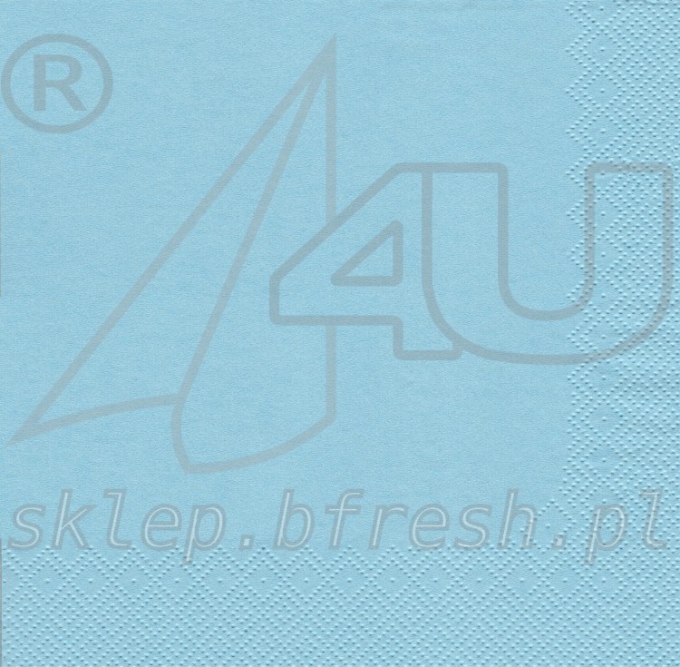 SERWETKA NIEBIESKA 33x33 20 szt