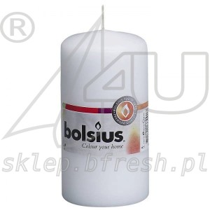 ŚWIECE bryłowe pieńkowe BIAŁE 150/60 mm BOLSIUS 10 SZT.
