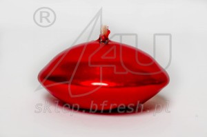 Świece Pływające Czerwony Metalik 15 szt.