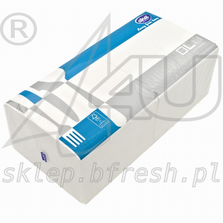 serwetki jednowarstwowe białe 33x33