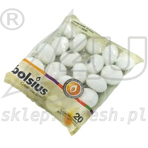 Świece pływające 20szt białe