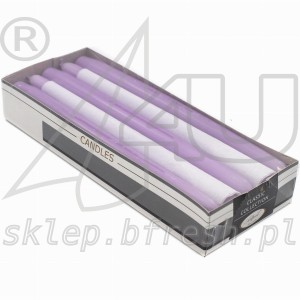 Świece stożkowe wrzosowe łąki 10 szt