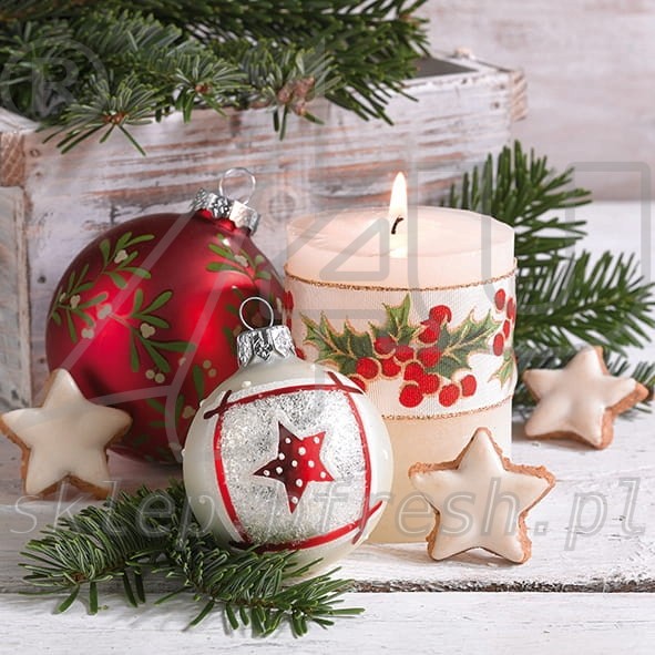 Serwetki papierowe Boże Narodzenie 33 x 33 cm 3w BN-126