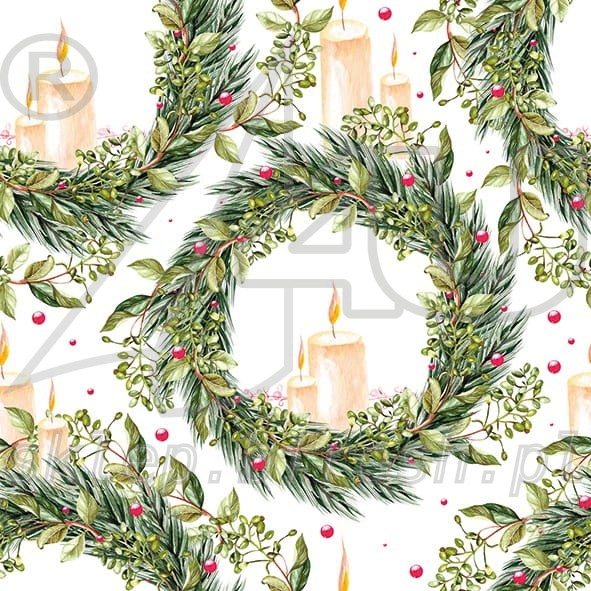 Serwetki papierowe Boże Narodzenie 33 x 33 cm 3w BN-125