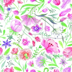 Serwetki papierowe 33x33 cm 3w Kwiaty KW-106 - 20 szt