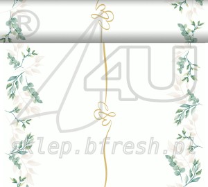 Bieżnik flizelinowy Dunicel 24 x 0,4m Love Hearts