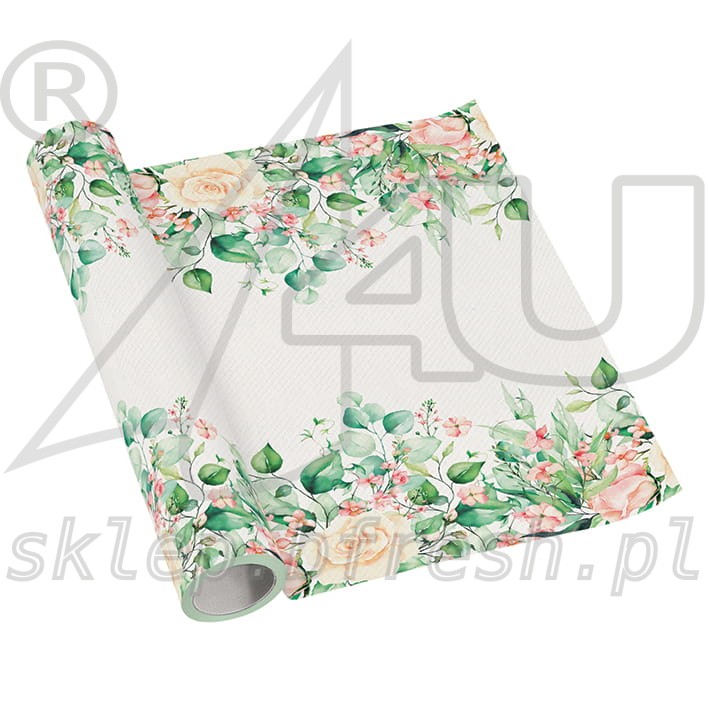 Bieżnik flizelinowy 5 x 0,4m Floral Moments