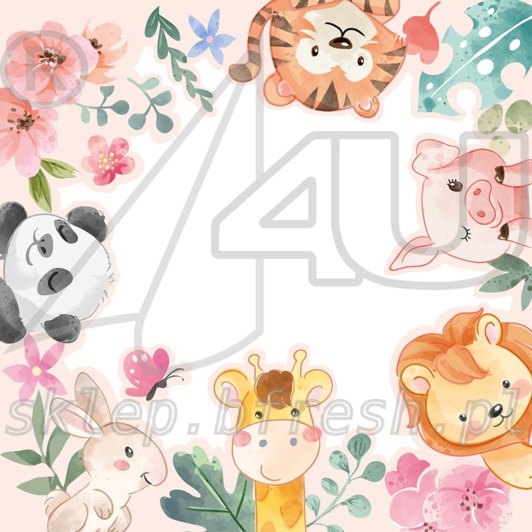 Serwetki papierowe 33x33 3w Kwiaty ED-100