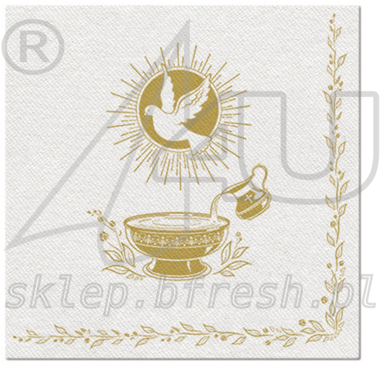 Serwetki flizelinowe 40 x 40 cm Baptism Blessing