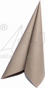 Serwetki flizelinowe AHA 40 x 40 cm Szaro-Beżowe