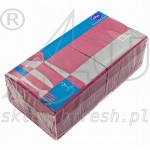 Serwetki 33 x 33 cm 3w Bordowe 200 szt AHA