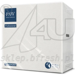 Serwetki Softpoint 38x38 cm 1/4 Białe 50 szt