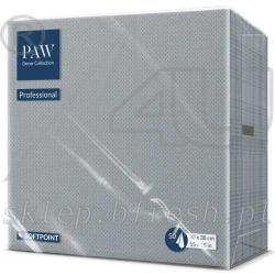 Serwetki Softpoint 38x38 cm 1/4 Szare 50 szt
