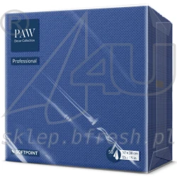 Serwetki Softpoint 38x38 cm 1/4 Granatowe 50 szt