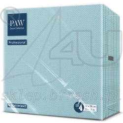 Serwetki Softpoint 38x38 cm 1/4 Jasnoniebieskie (Błękitne) 50 szt 