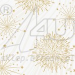 Serwetki flizelinowe Bio-Dunisoft 40 x 40 cm Sparkly White 60 szt