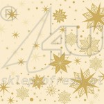 Serwetki flizelinowe Bio-Dunisoft 40 x 40 cm Stargazing Cream 60 szt
