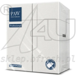 Kieszonki papierowe na sztućce Softpoint 32x38 cm Białe 50 szt