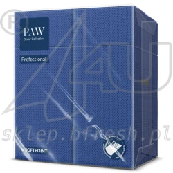 Kieszonki papierowe na sztućce Softpoint 32 x 38 cm Granatowe 50 szt
