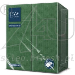 Kieszonki papierowe na sztućce Softpoint 32 x 38 cm Zielone 50 szt 