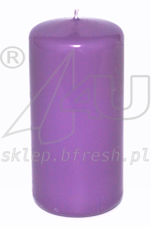 swiece swieca klasyczna klubowa lakier wrzosowe laki  walec pienkowe  wysokosc 120 mm  srednica 58 mm na wesele chrzest komunie sklep bfresh pl.jpg