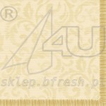 Serwetki Dunilin 40 x 40 cm Rich Damast Kremowy 45 szt