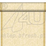 Bieżnik flizelinowy Bio-Dunicel 24 x 0,4 m Rich Damast Kremowy