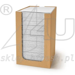 Serwetki koktajlowe 20x20 cm Białe 100 szt PAW