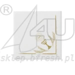 Serwetki flizelinowe komunijne 40x40 cm Złota Hostia 50 szt