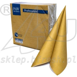 Serwetki flizelinowe 40x40 cm Złote 50 szt PAW