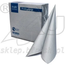 Serwetki flizelinowe 40x40 cm Srebrne 50 szt PAW