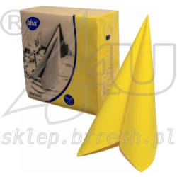 Serwetki flizelinowe AHA 40x40 cm Żółte 50 szt