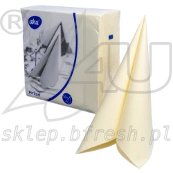 Serwetki flizelinowe AHA 40x40 cm Ecru 50 szt