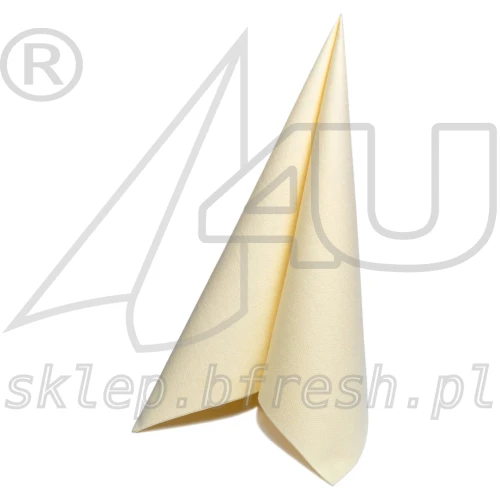 Serwetki flizelinowe Airlaid Duni 40 × 40 cm kremowe