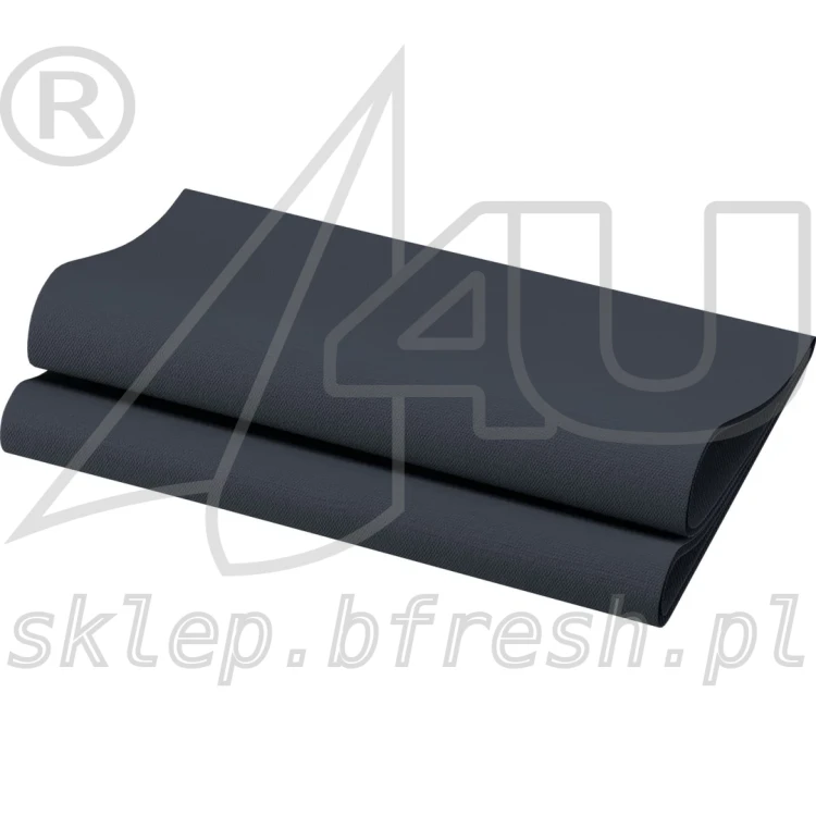 Serwetka flizelinowa Duni 40 × 40 cm czarna