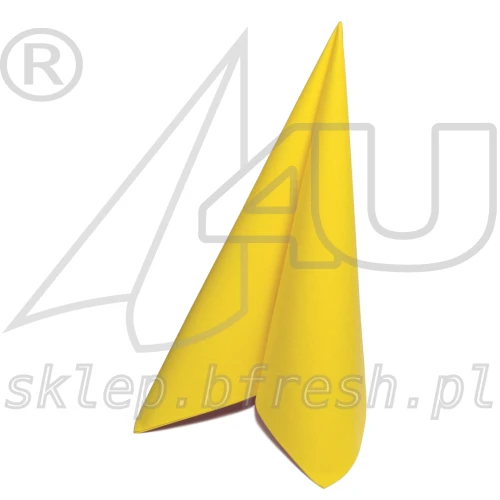 Serwetki flizelinowe Airlaid Duni 40 × 40 cm żółte