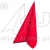 Serwetki flizelinowe Airlaid Duni 40 × 40 cm czerwone