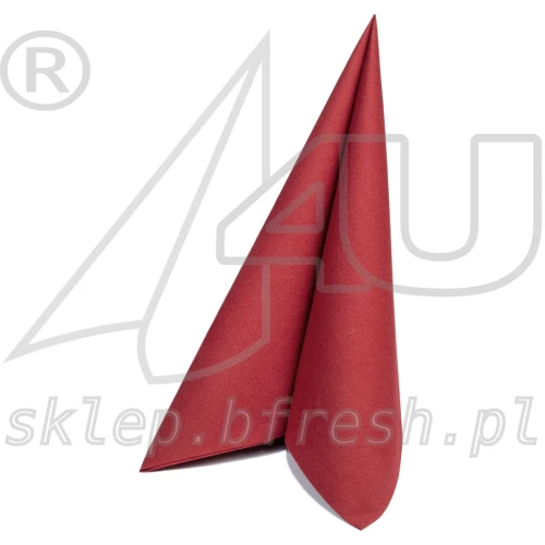 Serwetki flizelinowe Airlaid Duni 40 × 40 cm bordowe