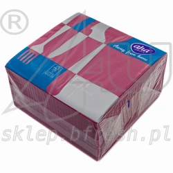 Serwetki papierowe 40x40 cm 3w Bordowe 100 szt AHA