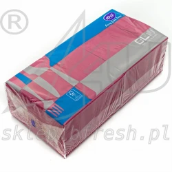 Serwetki papierowe 33x33 cm 2w Bordowe 250 szt AHA