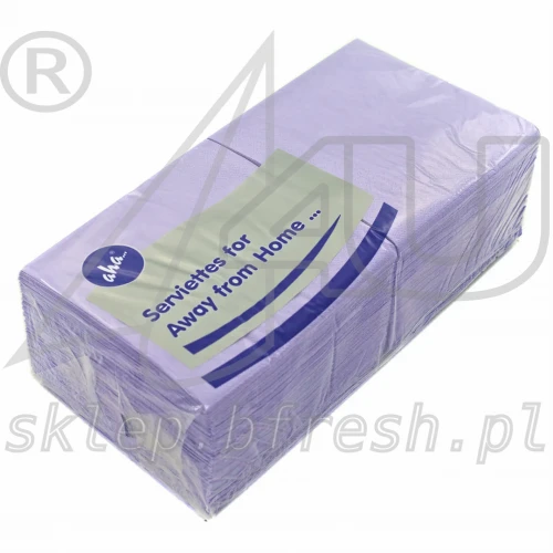 Serwetki papierowe Hanke Tissue AHA 33 x 33 cm 2w wrzosowe 250 szt