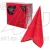 Serwetki flizelinowe Dunilin 40 x 40 cm czerwone 45 szt