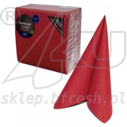 Serwetki flizelinowe Dunilin 40x40 cm Bordowe 45 szt