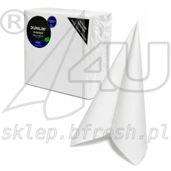 Serwetki flizelinowe Dunilin 40x40 cm Białe 45 szt