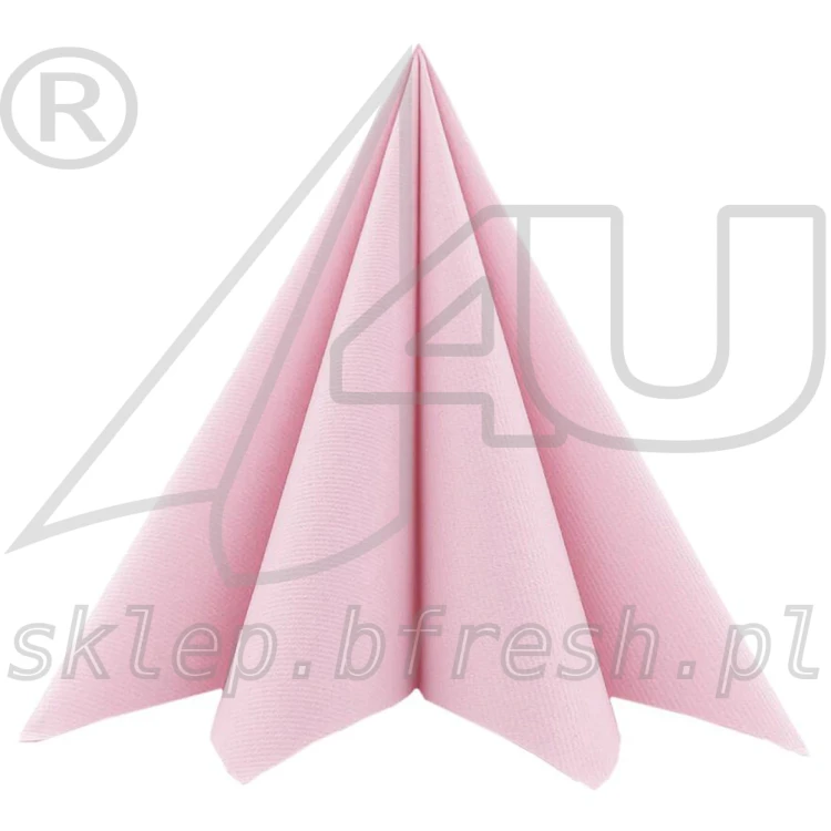 Serwetki flizelinowe Airlaid Mank 40 x 40 cm   antyczny róż 50 szt