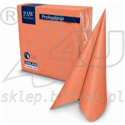 Serwetki flizelinowe 40x40 cm Sorbetowa Pamarańcz 50 szt PAW