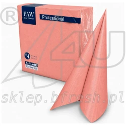 Serwetki flizelinowe 40x40 cm Łososiowy 50 szt PAW